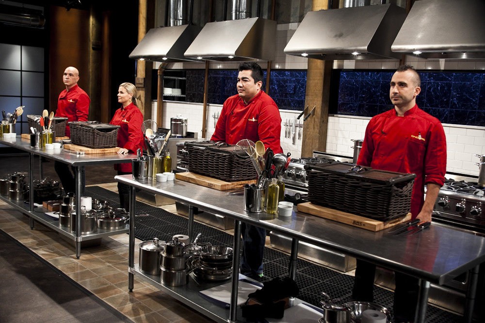 contestants on food network show "Chopped"